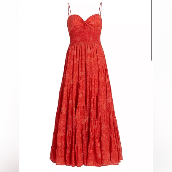 Free People Dresses & Skirts - Free People Sundrenched Floral Tiered Maxi Dress •Size M •NWT•